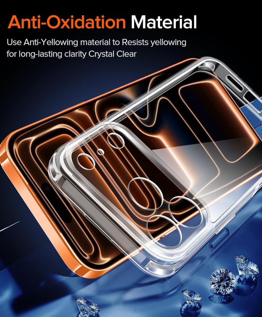 Crystal Clear iPhone 17 Pro Case