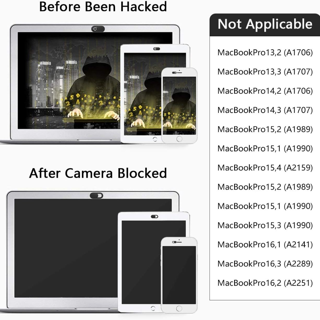 [3 Pack Webcam Cover Slider for Privacy