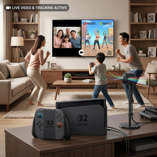 Nintendo Switch 2 Camera Accessory for Video Calls, Online Gaming & Live Streaming