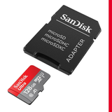 SanDisk 128GB Ultra microSDXC card + SD adapter