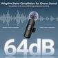 Wireless Lavalier Microphone for iPhone Android