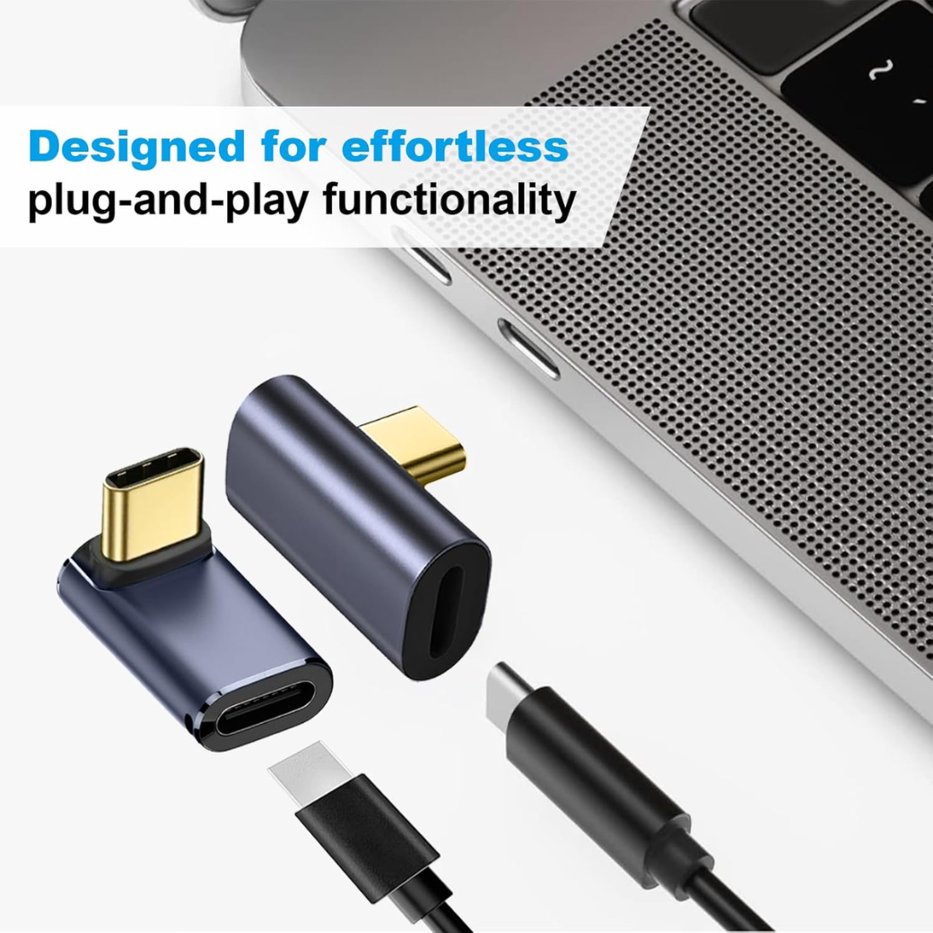 2PCS90Degree USB-C Right Angle