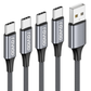 USB C Charger Cable, 4Pack