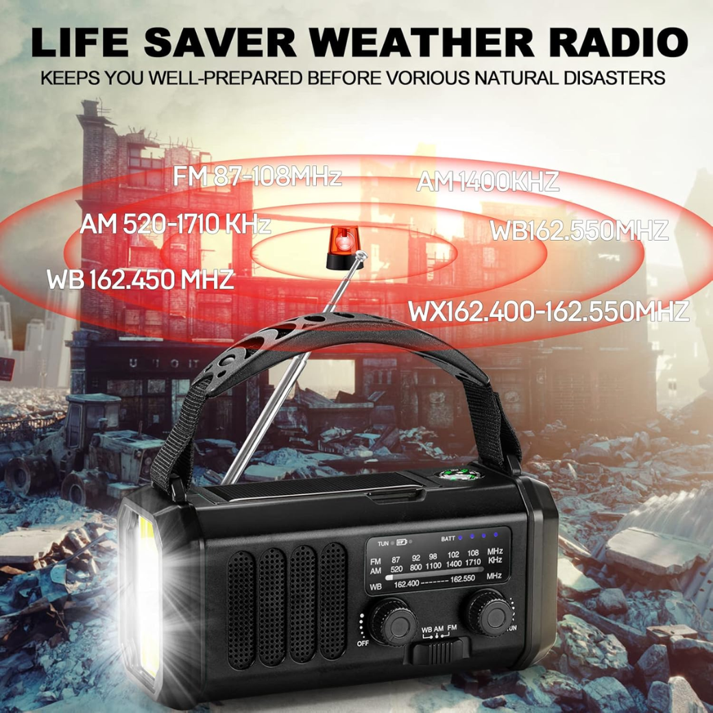 10000mAh Emergency Weather Radio