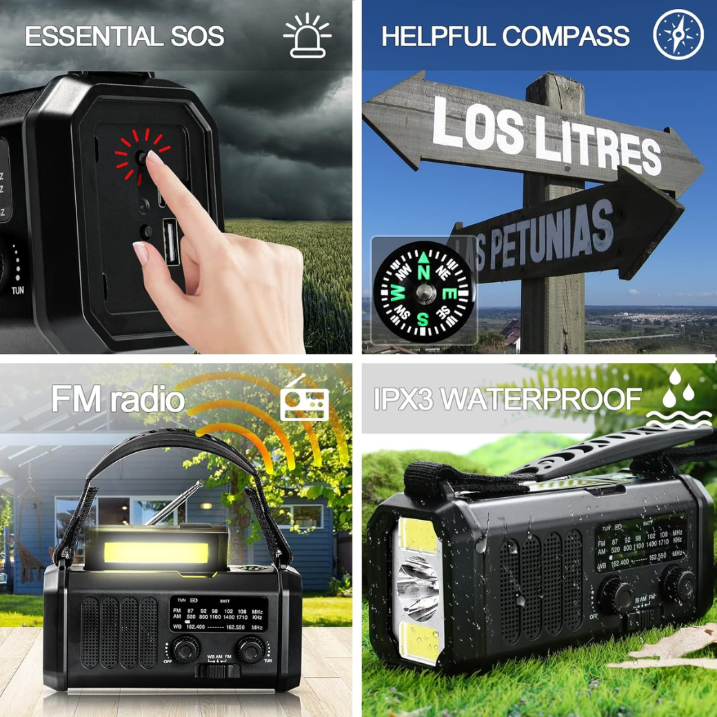 10000mAh Emergency Weather Radio