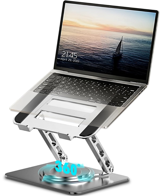 Laptop Stand with 360 Rotating Base