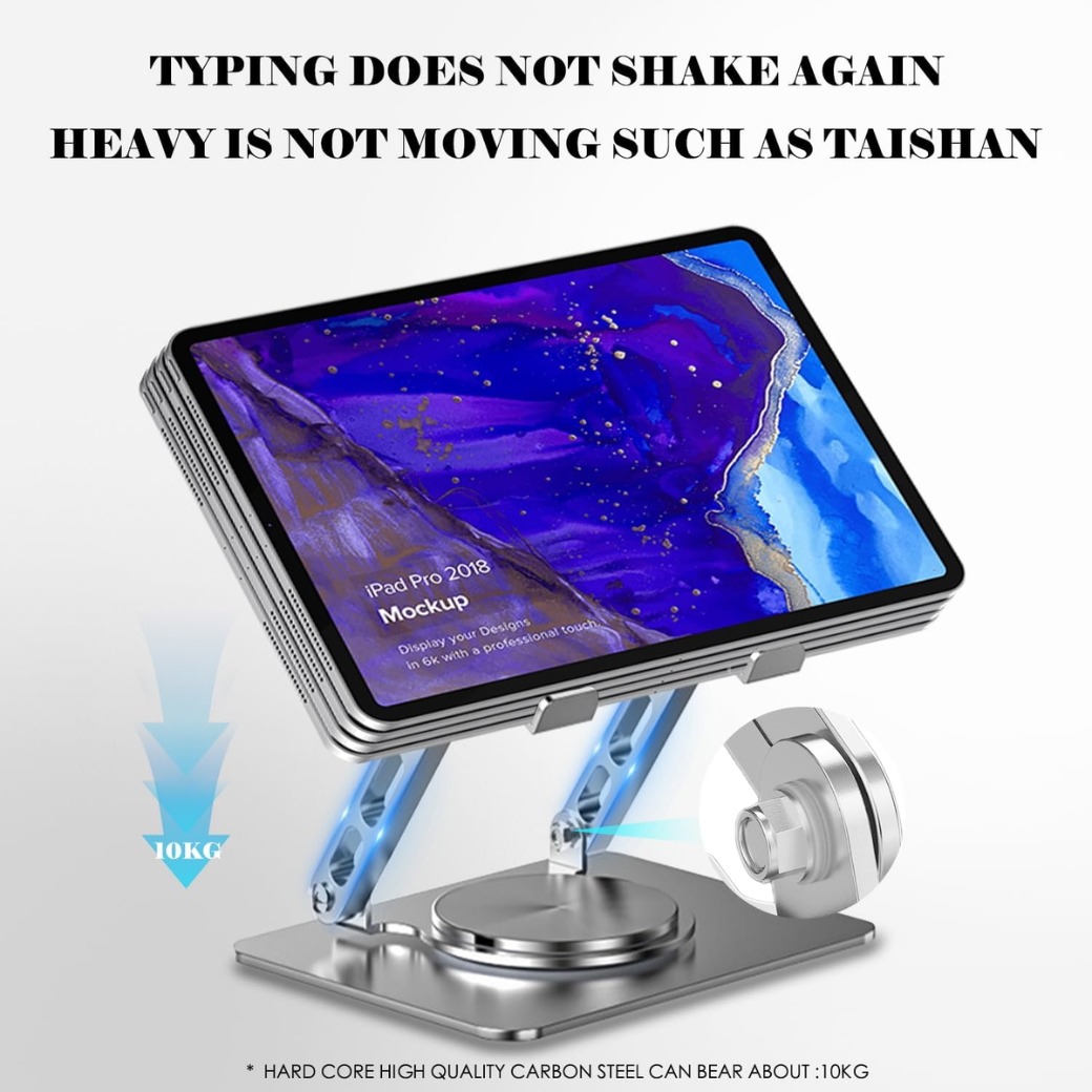 Laptop Stand with 360 Rotating Base