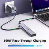 UGREEN Revodok USB-C Hub Multiport Adapter with USB 3.0, HDMI and Card Reader for Laptop and MacBook Connectivity
