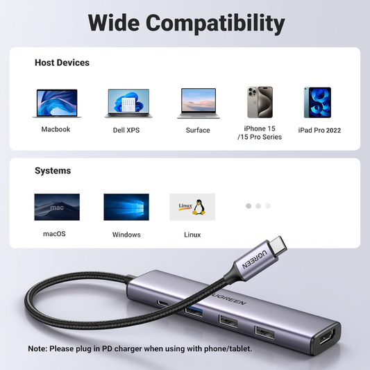 UGREEN Revodok USB C Hub