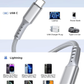 USB C to Lightning Cable 3M